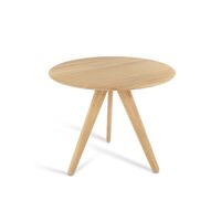 Slab Dining Table Ø90 Natural