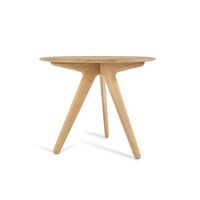 Slab Dining Table Ø90 Natural