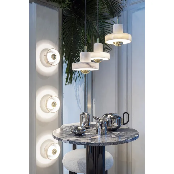Stone Spisebord Rundt Pebble