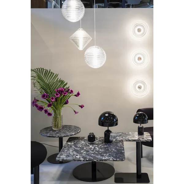 Stone Spisebord Rundt Pebble