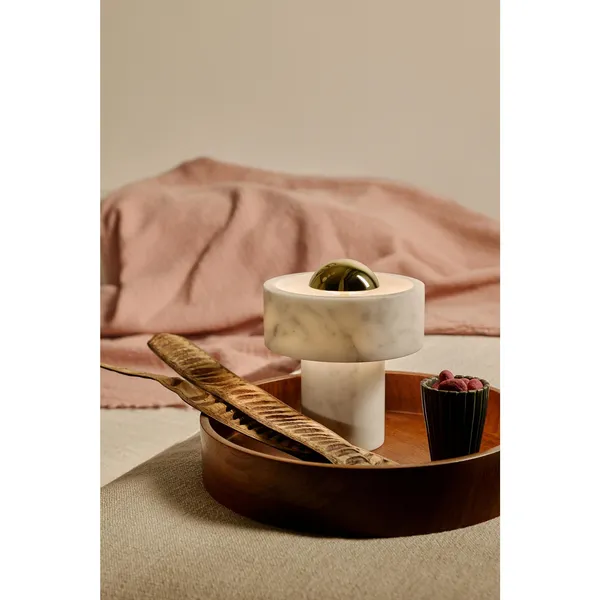 Stone Portable Lamp Marble