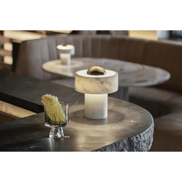 Stone Portable Lamp Marble
