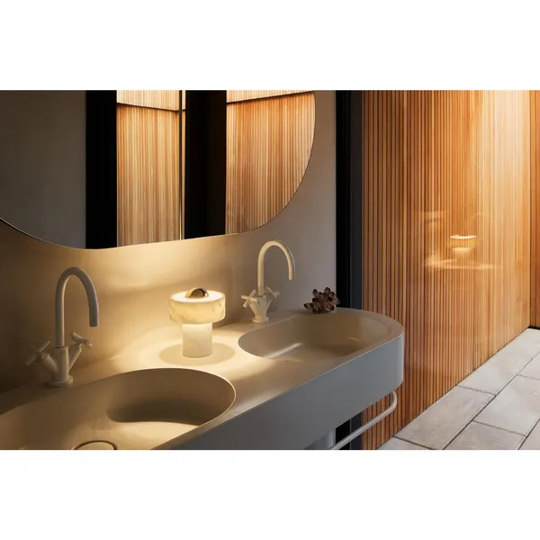 Stone Portable Lamp Marble