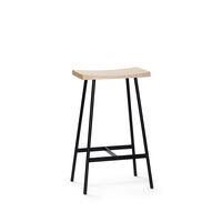 HC2 Barhocker 65 cm Eiche/ Schwarz