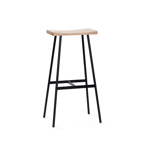 HC2 Bar Stool 79 cm Oak/ Black