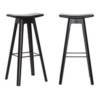 HC1 Bar Stool 67 cm Black/ Leather
