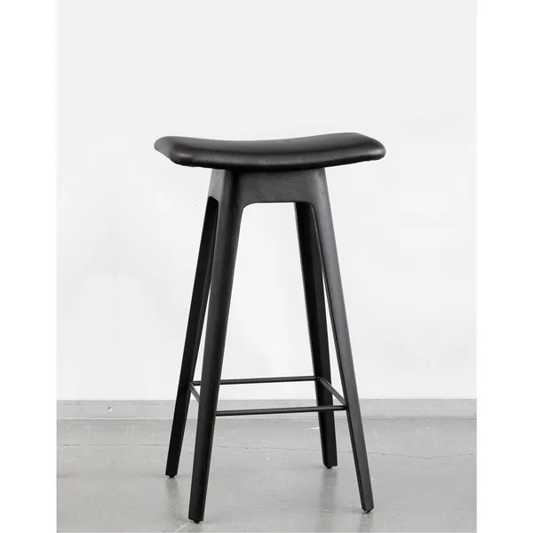 HC1 Bar Stool 67 cm Black/ Leather