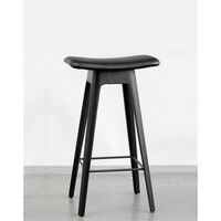 HC1 Bar Stool 67 cm Black/ Leather