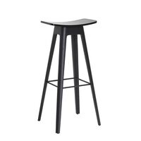 HC1 Bar Stool 80 cm Black/ Veneer