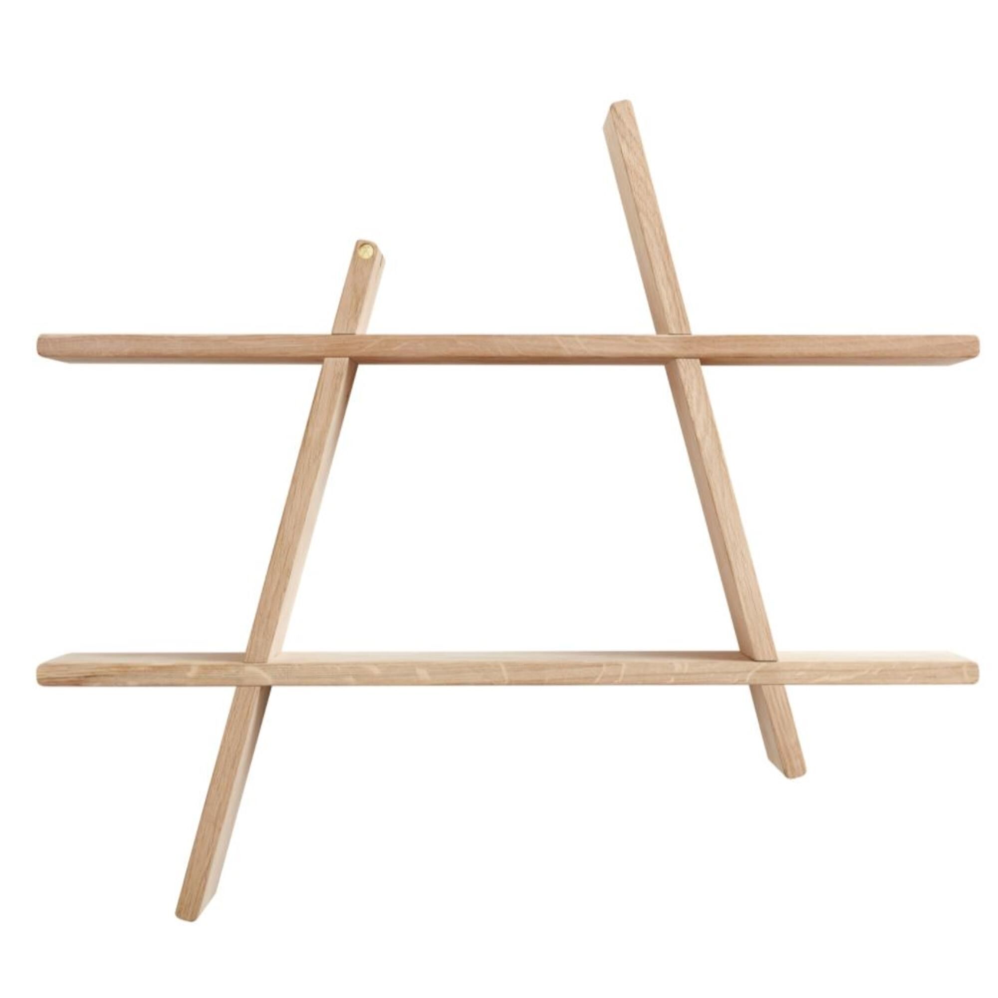 A-Shelf Étagère Grand 78x12x67 Chêne Naturel Huilé