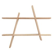 A-Shelf Plank Groot 78x12x67 Geolied Natuurlijk Eiken