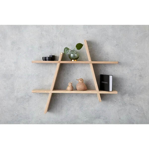 A-Shelf Plank Groot 78x12x67 Geolied Natuurlijk Eiken