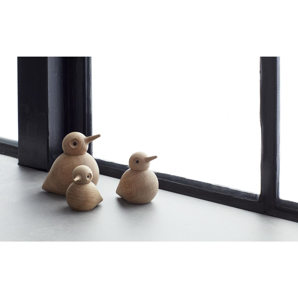 Bird Figure Large Oak
