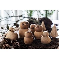 Bird Figure Large Oak