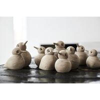 Bird Figure Large Oak