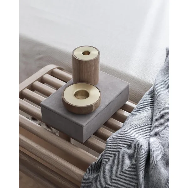 Nordic Tealight Holder Large Oak