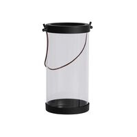Pipe Lantern Glass/ Metal