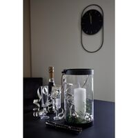 Pipe Lantern Glass/ Metal