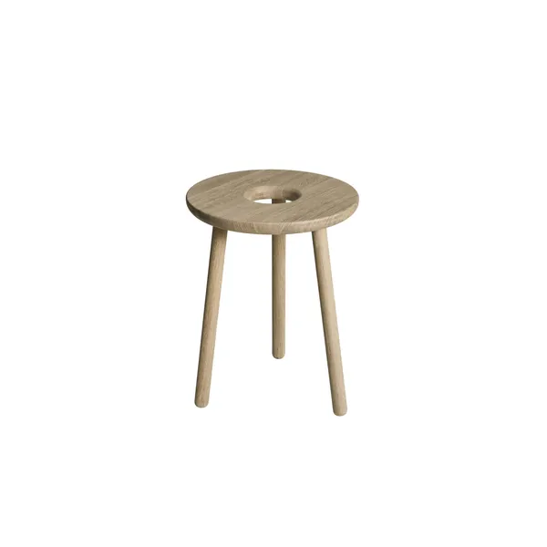 Donut Hocker Eiche