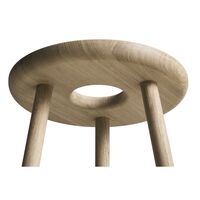 Donut Hocker Eiche