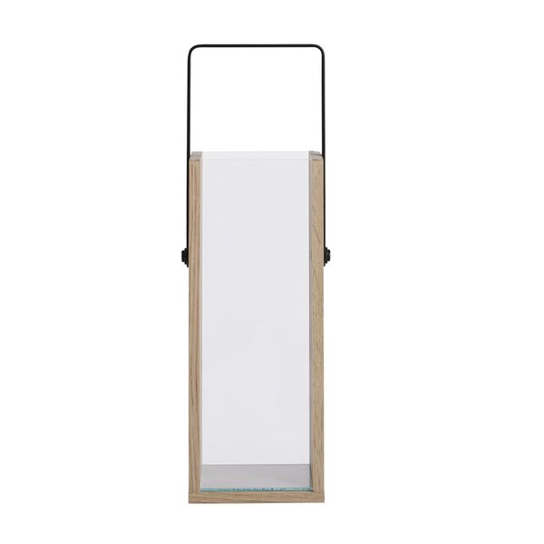 Farol Cuadrado Alto Vidrio/ Metal