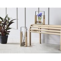 Lantern Square High Glass/ Metal