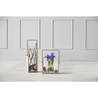 Lantern Square High Glass/ Metal