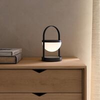 A-Flash Transportabel Lampe Sort