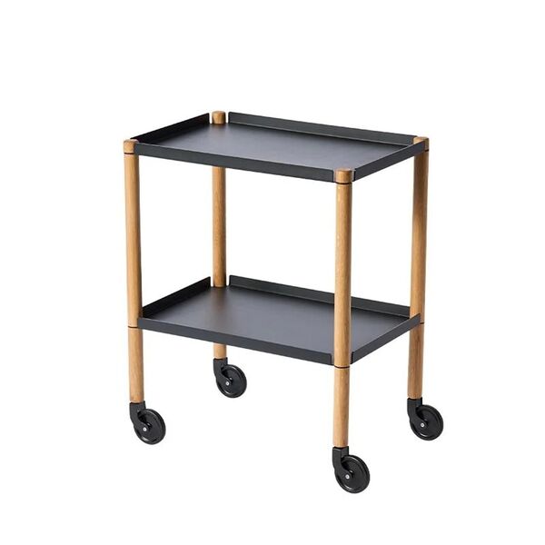 Connect Tray Table Rovere Oliato/ Nero