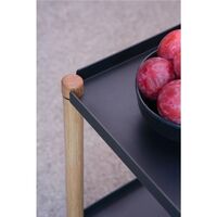 Connect Tabletttisch, Geölte Eiche/ Schwarz