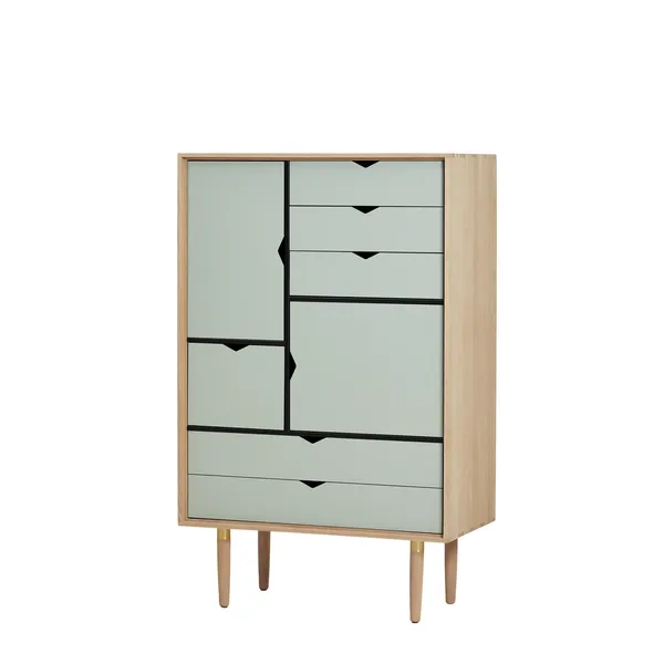 S5 Kast Eiken/Oceaangrijs