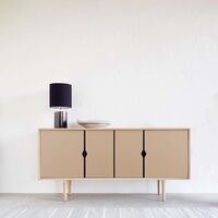 S7 Schrank Eiche/ Weiß