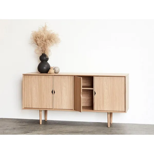 S7 Schrank Eiche/ Weiß
