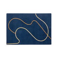 Tappeto Flow 140 cm Blu