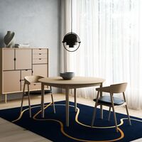 Tappeto Flow 140 cm Blu