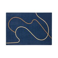 Flow Tapis 165 cm Bleu