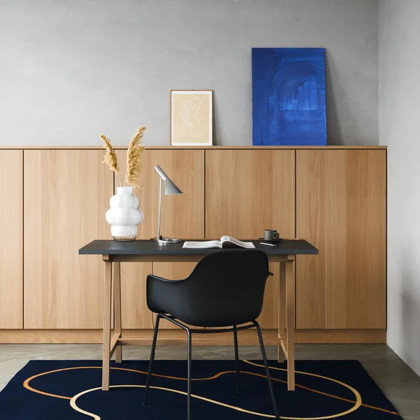 Flow Tapis 165 cm Bleu