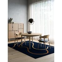 Flow Tapis 165 cm Bleu
