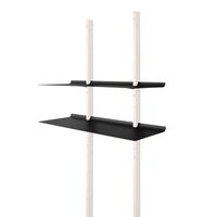 Please Wait to be Seated Smile Shelf Set of 2 Large Black