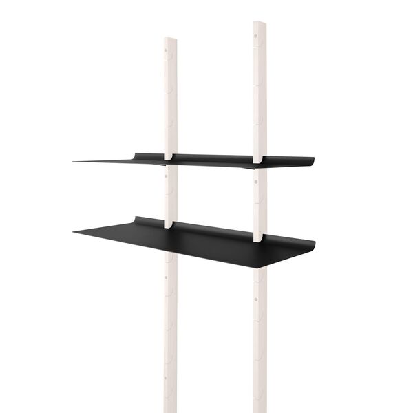 Please Wait to be Seated Smile Shelf Set of 2 Large Black