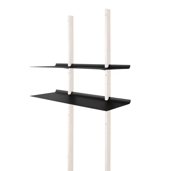 Please Wait to be Seated Smile Shelf Set of 2 Large Black