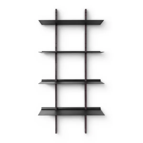 Please Wait to be Seated Smile Shelf Set of 2 Large Black