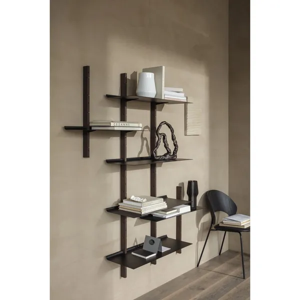 Please Wait to be Seated Smile Shelf Set of 2 Large Black