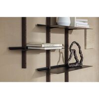 Please Wait to be Seated Smile Shelf Set of 2 Large Black