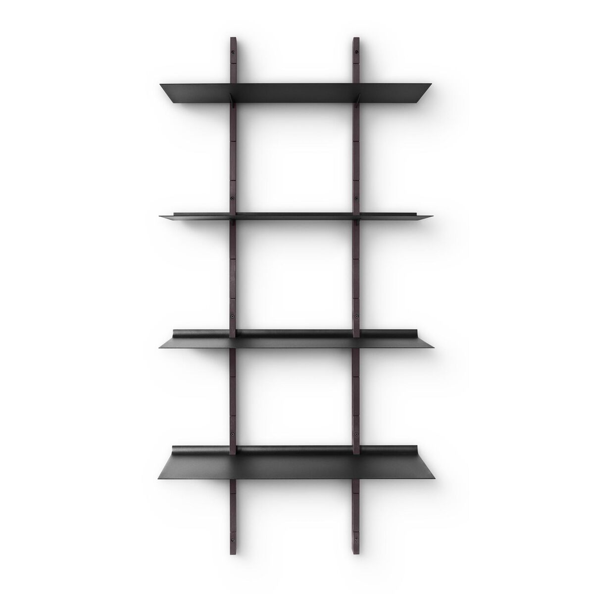 Please Wait to be Seated Smile Shelf Bracket Long Smoked Oak