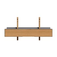 Smile Drawer 80 cm Oak/ Gray