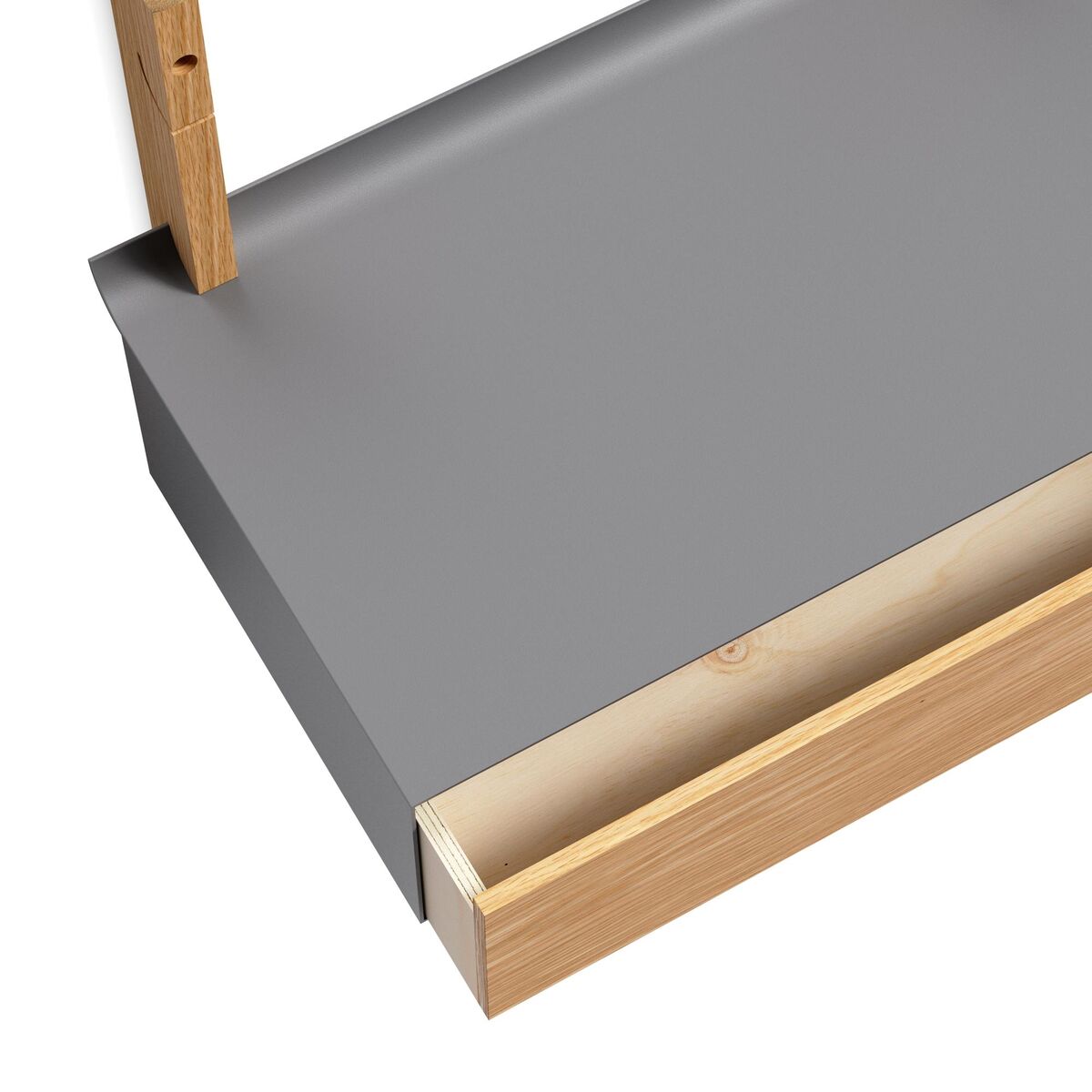 Smile Drawer 50 cm Oak/ Gray