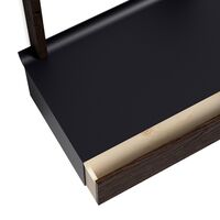 Smile Drawer 50 cm Smoked Oak/ Black