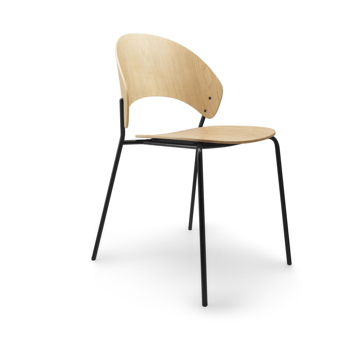 Eva Solo Dosina Dining Chair Veneer/Natural Oak/ Black