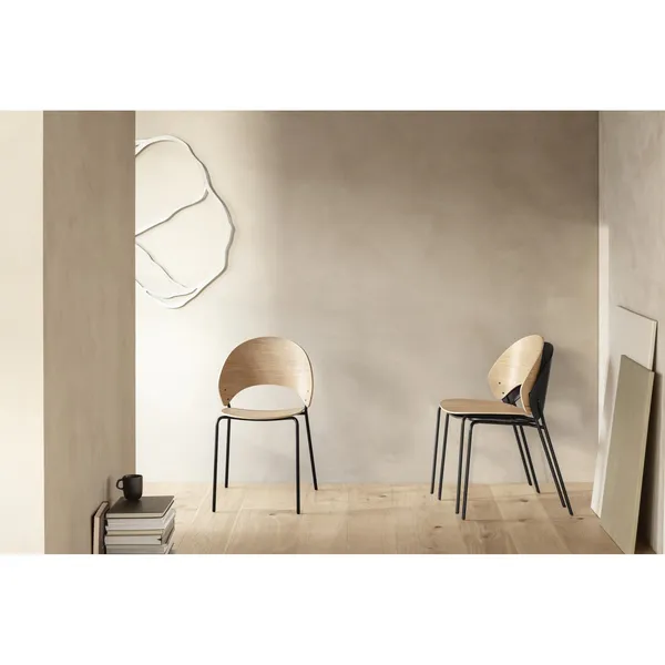 Eva Solo Dosina Dining Chair Veneer/Natural Oak/ Black